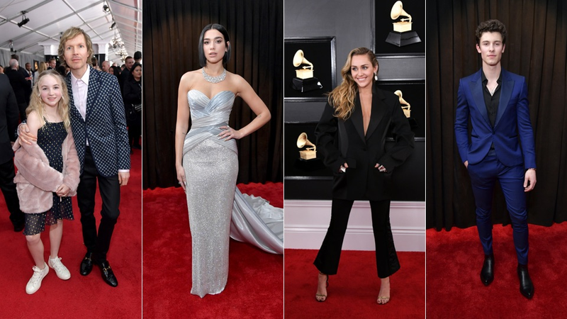 Illustration for article titled All the Furs, Sequins, and Chic Louche On the 61st Grammys Red Carpet